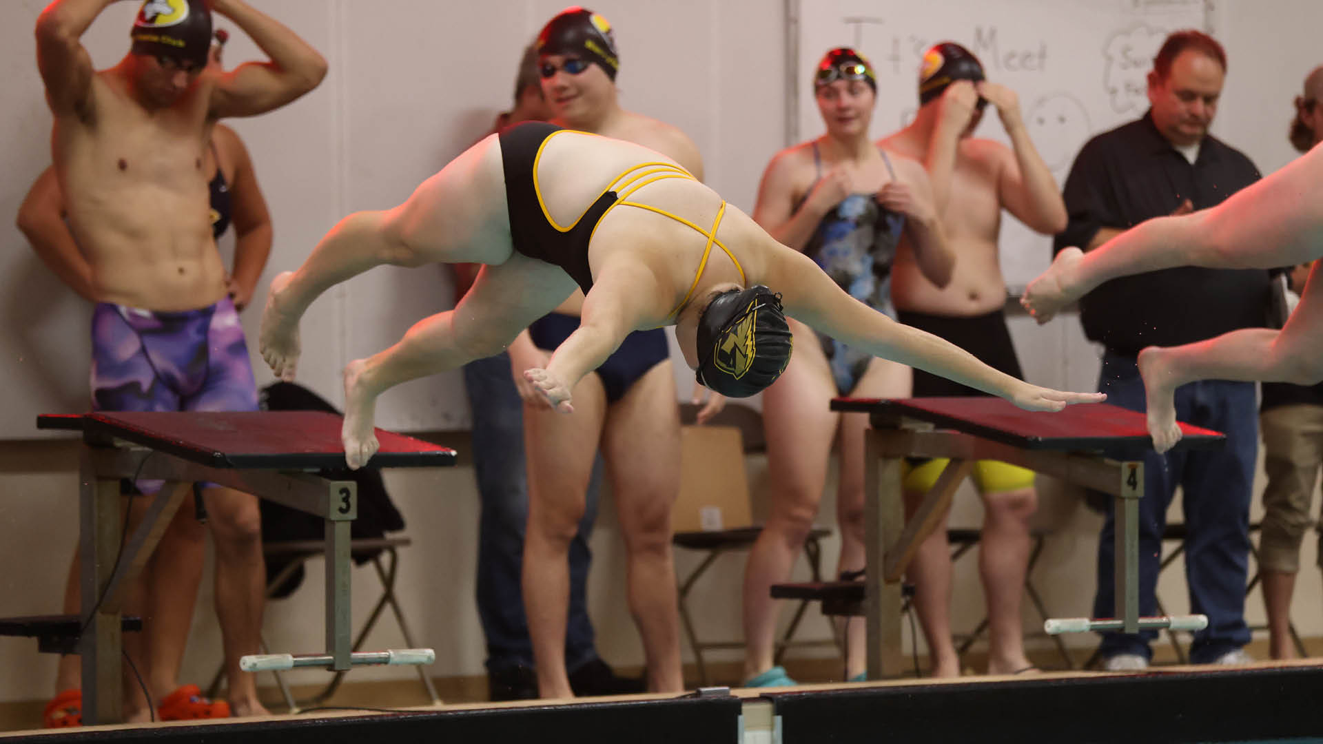 Women's Swim and Dive Set for Lawrence Meet
