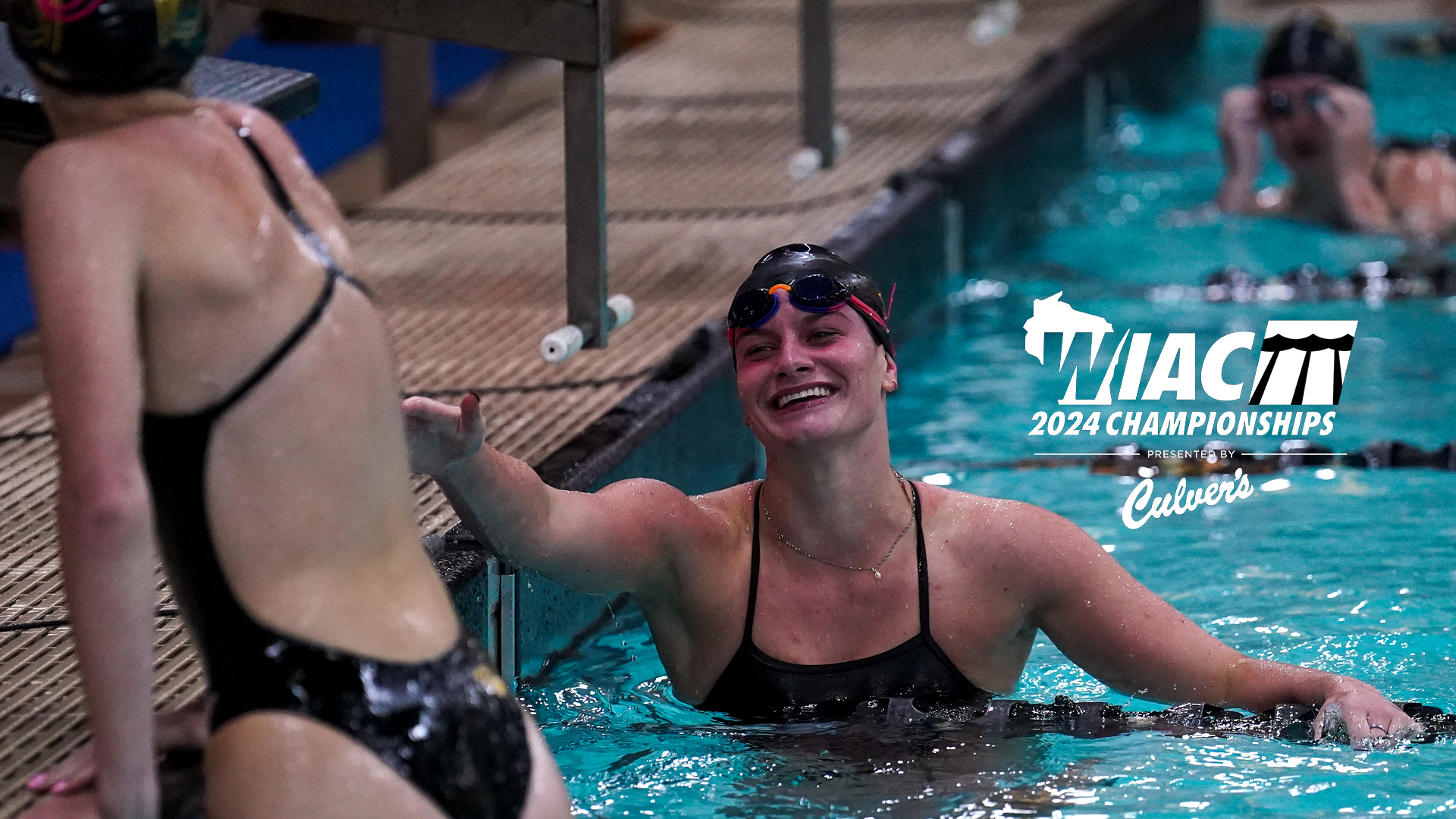 Francesca Schiro was named the Kwik Trip Swimmer of the Meet after winning two events and setting six program records.
