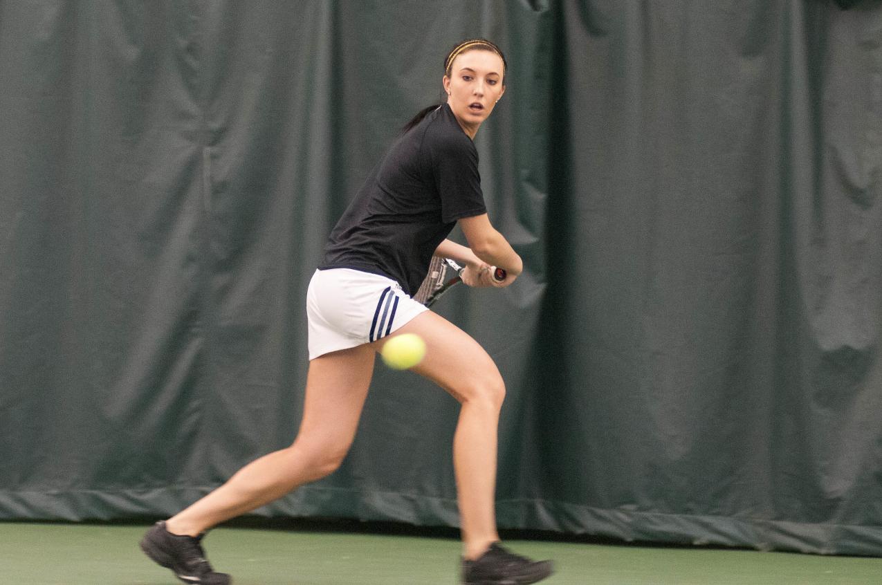 Hannah Bostwick recorded two wins at No. 6 singles and one at No. 3 doubles.