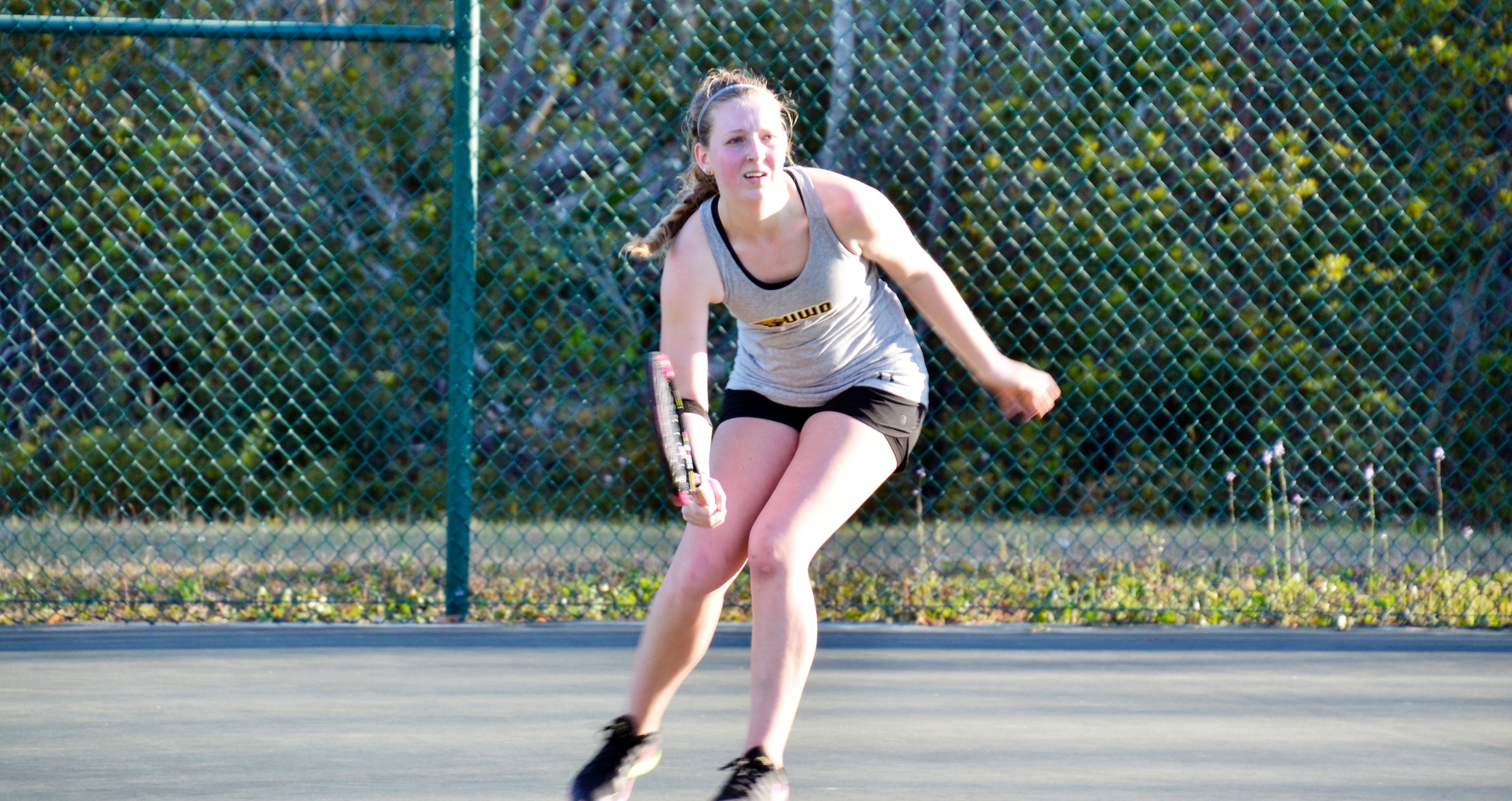 Bailey Sagen competed against the Dutchmen and Tommies at both No. 1 singles and No. 1 doubles.
