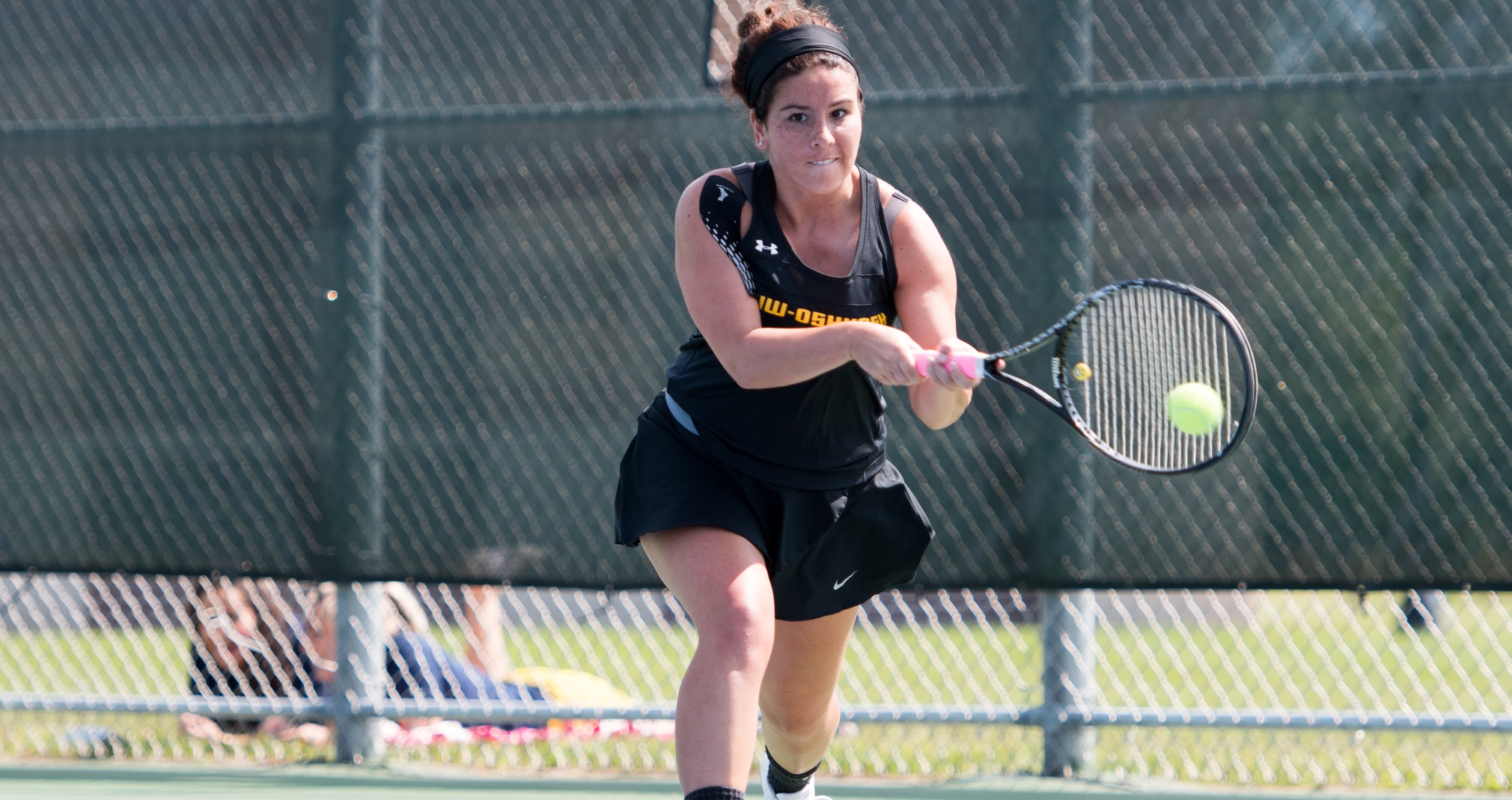 Hannah Peters earned wins against Lawrence University at both No. 3 singles and No. 1 doubles.
