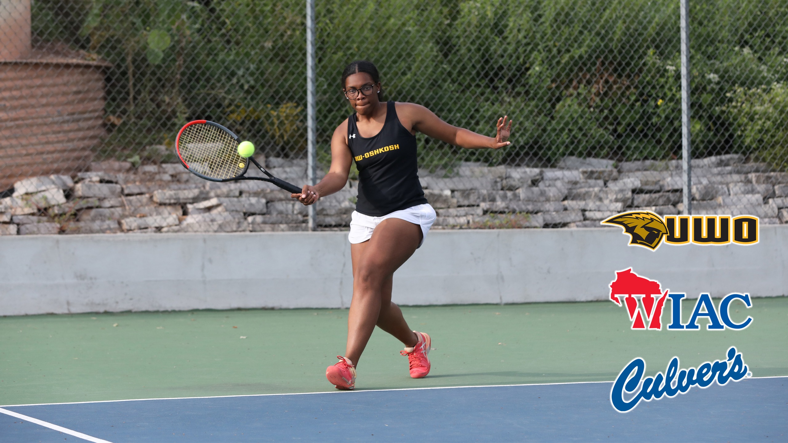 Michelle Spicer finished fourth at No. 4 singles during the 2019 WIAC Championship.
