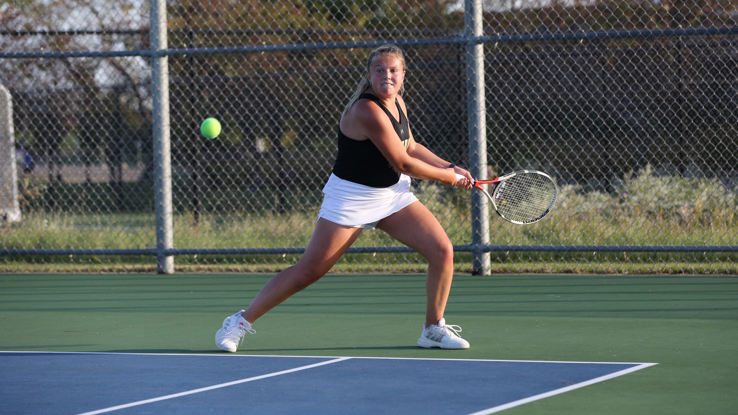 Hannah Stitt finished seventh at No. 3 Singles in Whitewater.