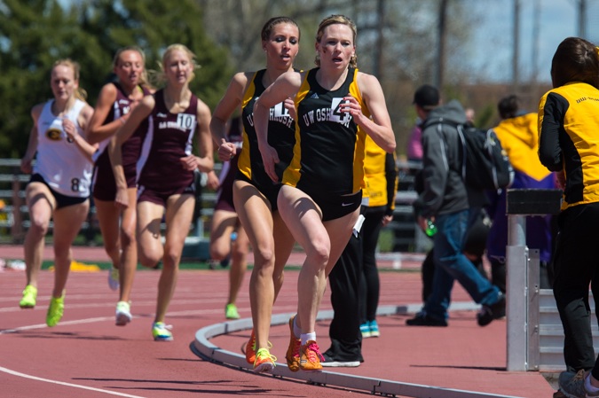 Christy Cazzola won races at 800 and 1,500 meters for the fourth straight year.