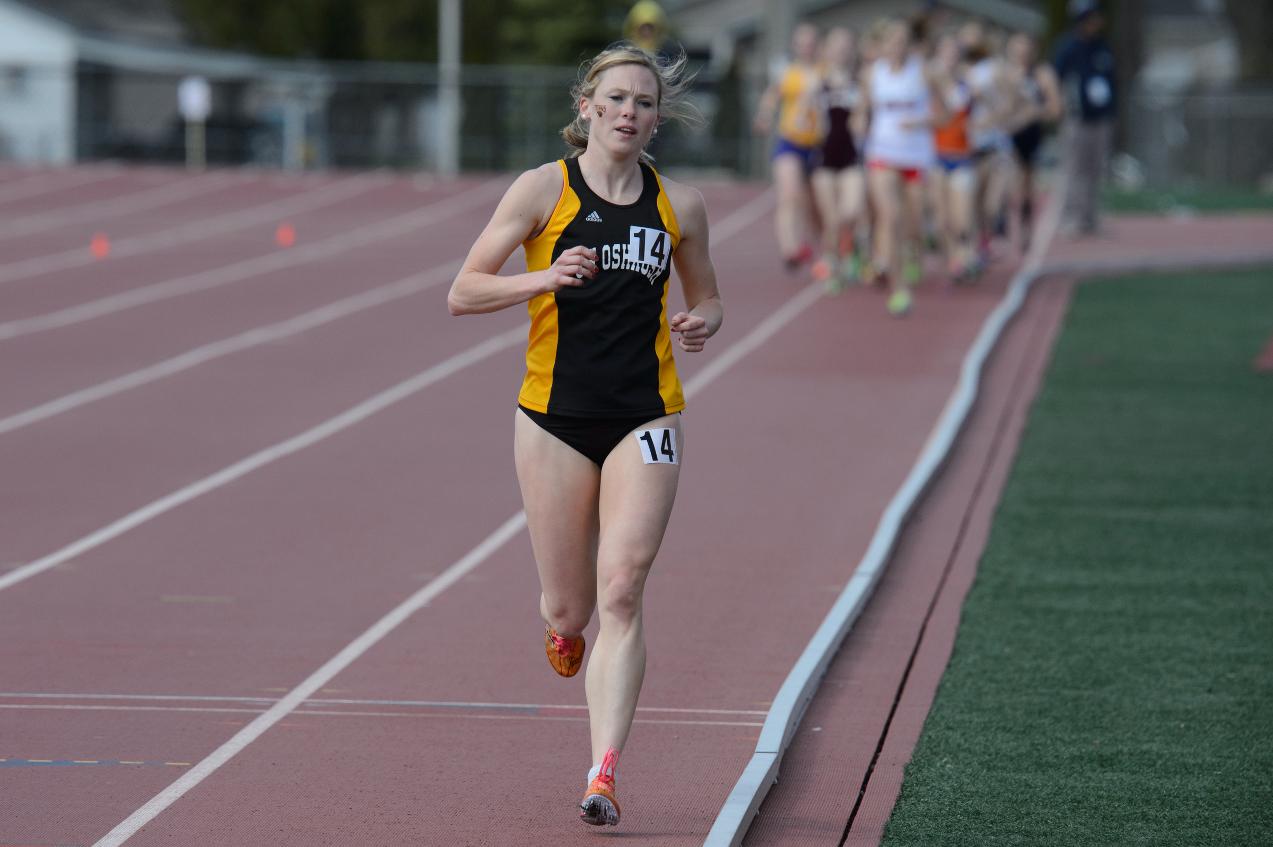 Christy Cazzola also won three races at last year's outdoor meet.