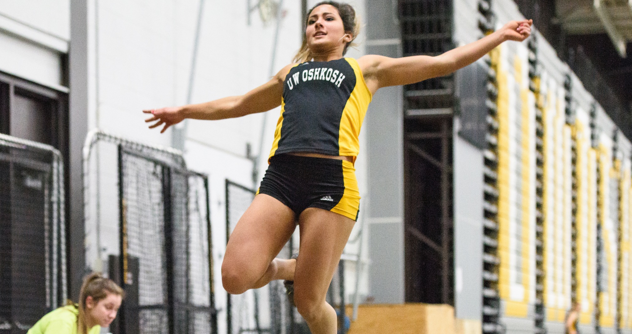 Karina Marchan won the long jump with the 10th-best measurement (18-1) in the NCAA Division III this season.