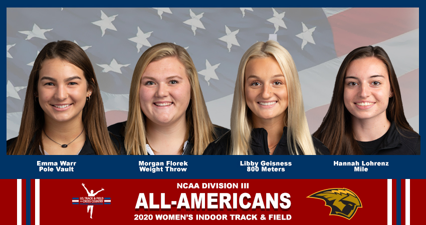 Four Titans Bestowed All-America Track & Field Honors