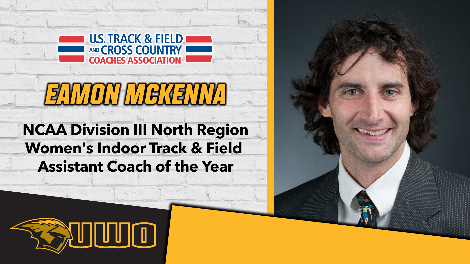 McKenna Named North Region Assistant Coach Of The Year