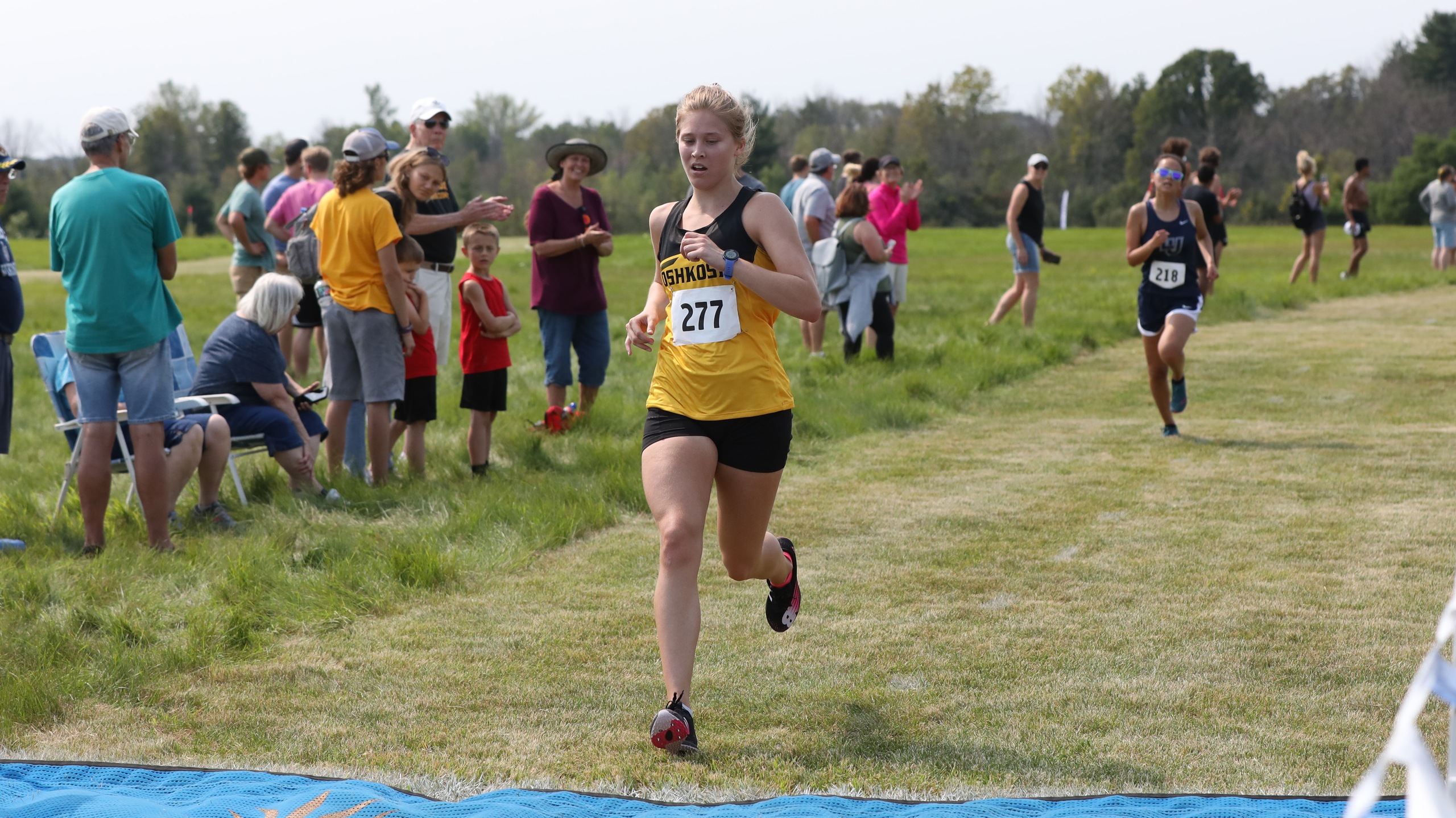 Lauren Young finished 13th for the Titans in her first collegiate race.