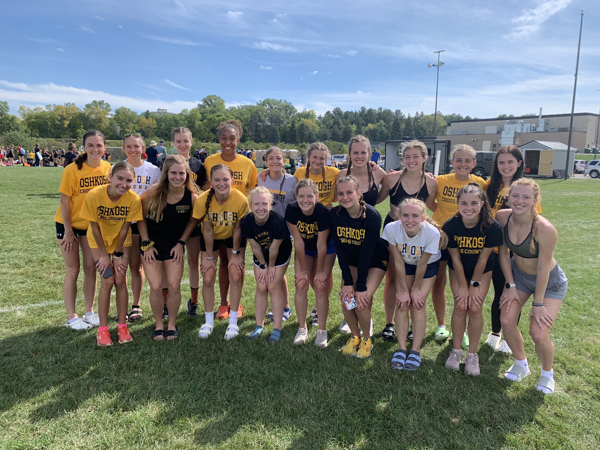 Women's Cross Country celebrates after big performances at St. Olaf 

PC: UWO Track and Field/Cross Country