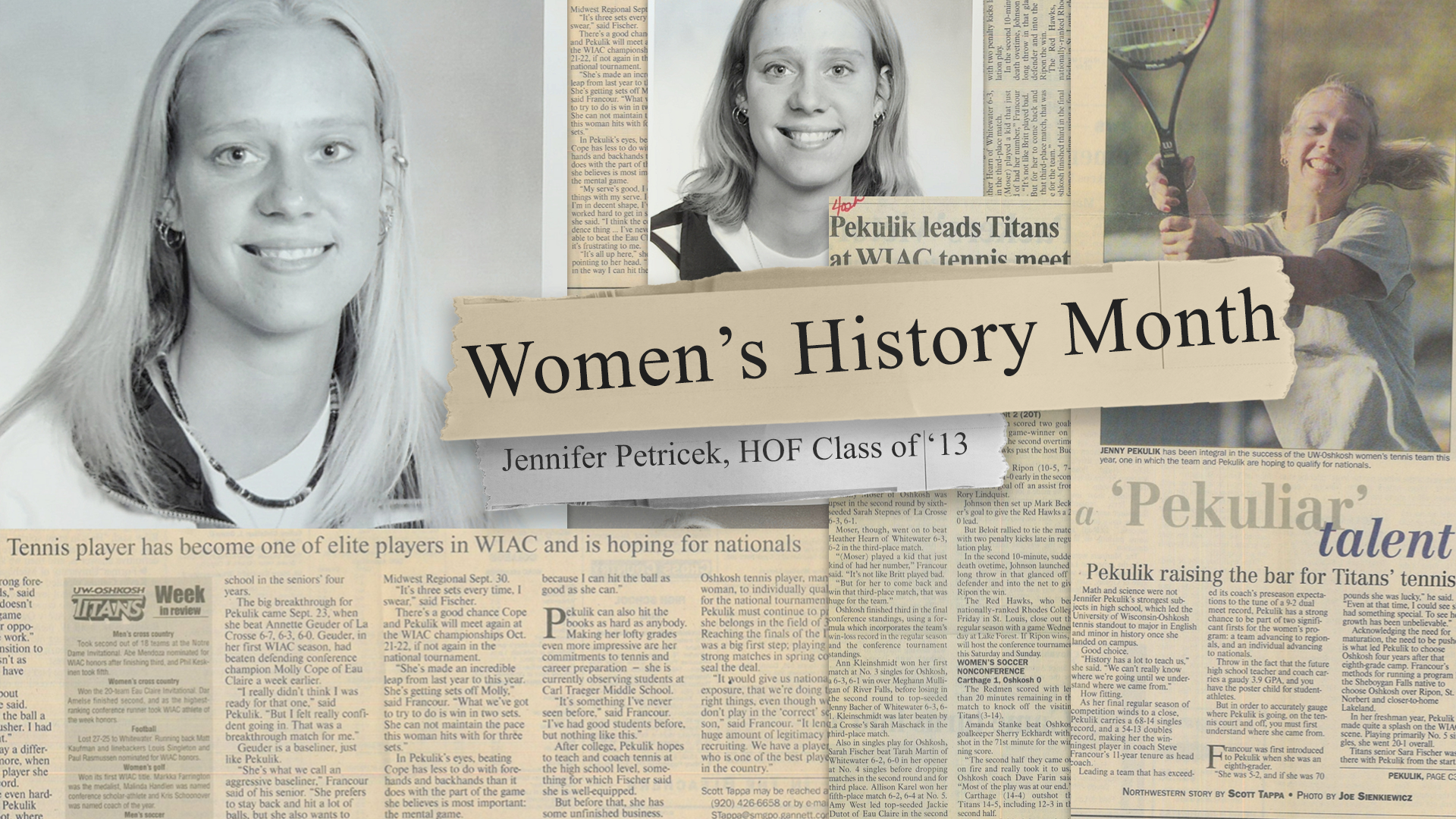 Women’s History Month, Jennifer (Pekulik) Petricek (’13)