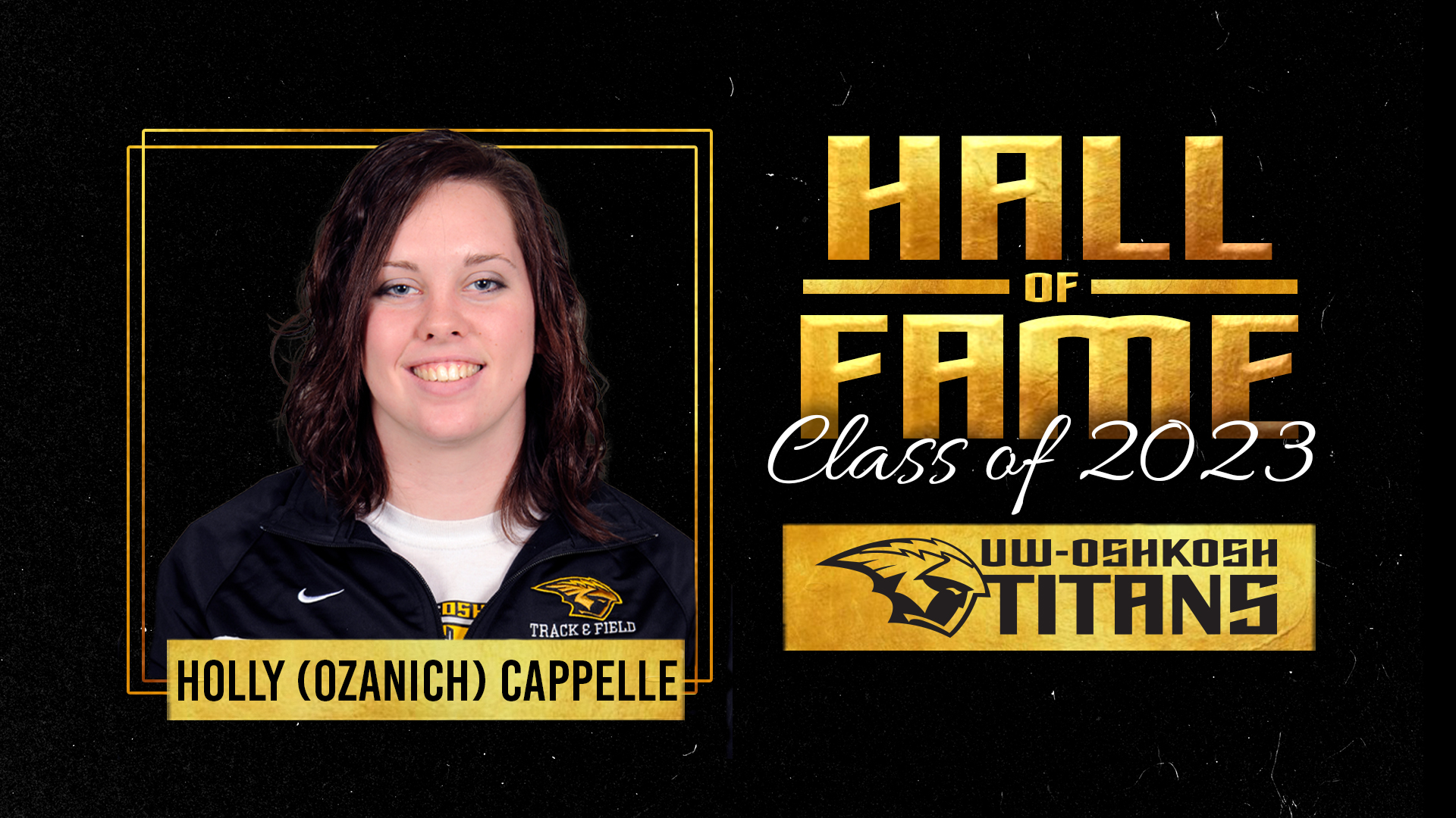 UW-Oshkosh Hall Of Fame Inductee: Holly (Ozanich) Cappelle