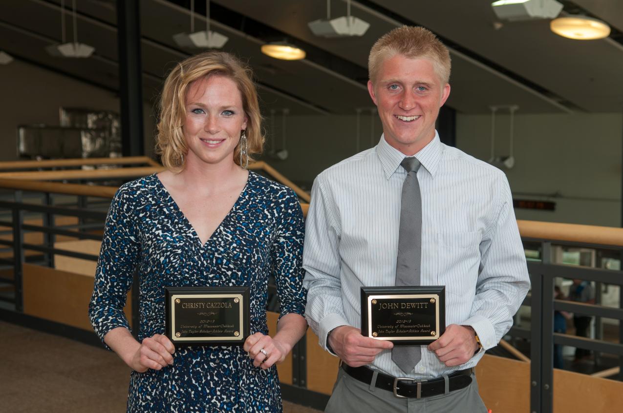 Cazzola, Dewitt Receive Top Scholar-Athlete Awards