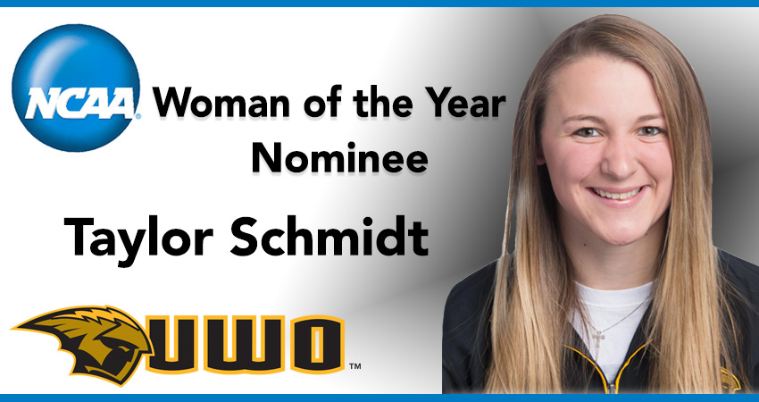 Schmidt Nominated For NCAA Woman Of The Year