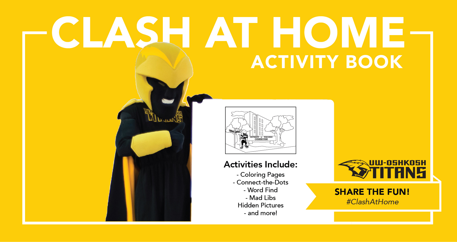 Clash At Home Activity Book Sprinkled With Creative Fun