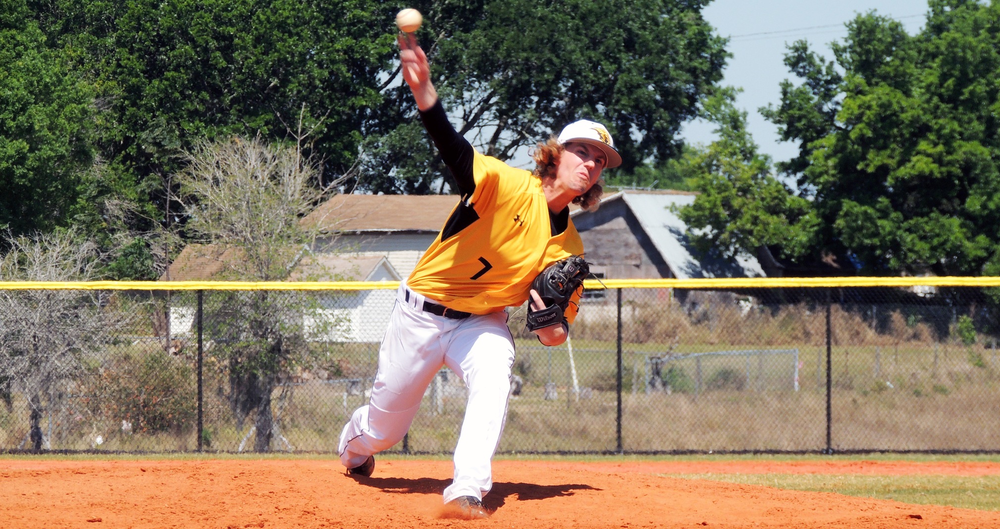 Jacob Pohlman pitched into the seventh inning and earned the win after yielding only one run and two hits with seven strikeouts.