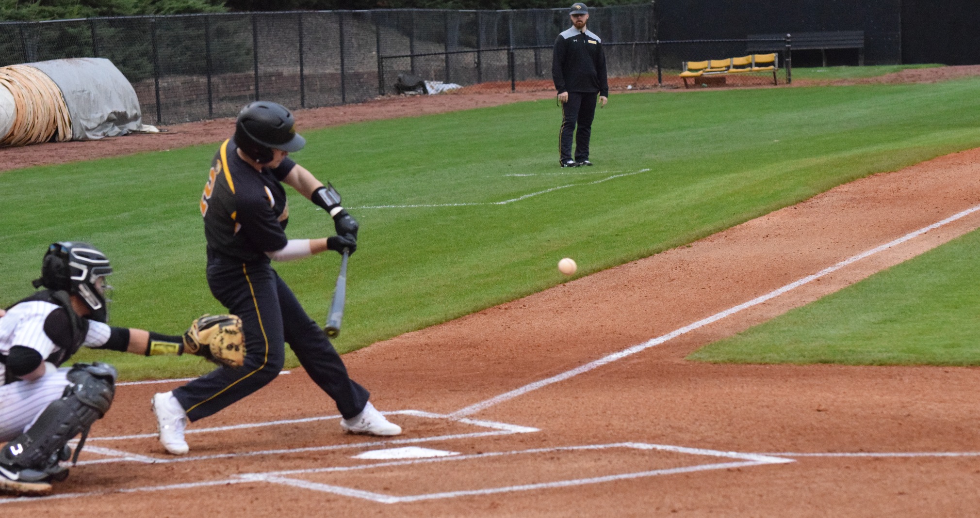 Dylan Ott had three hits and stole three bases against the Panthers.
