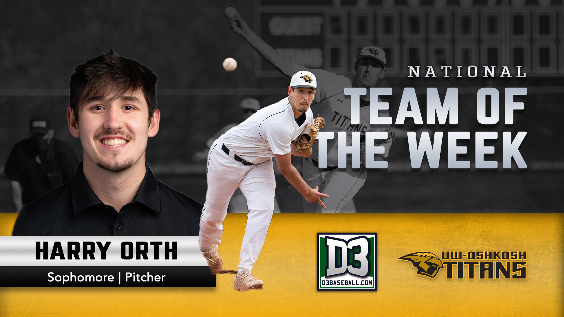 Orth Named To National Baseball Team Of The Week