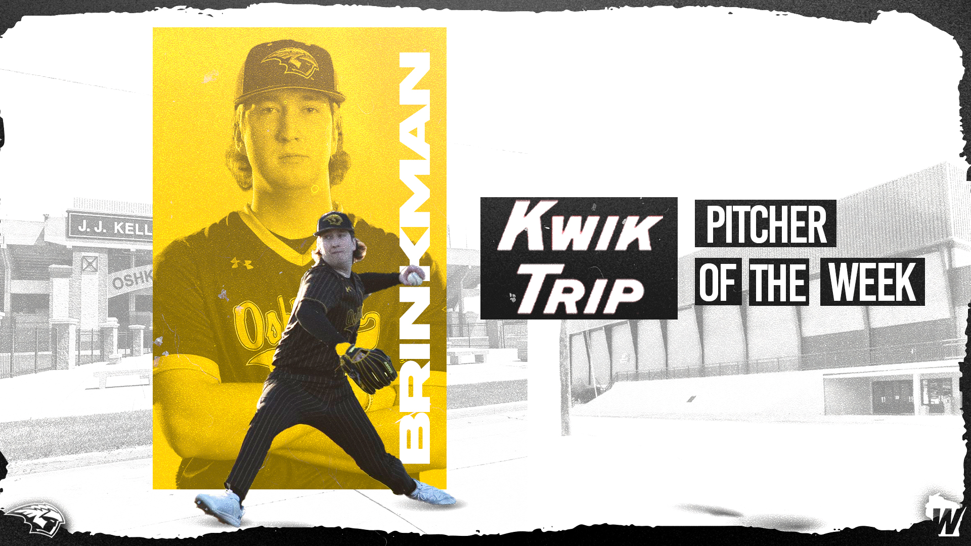 Brinkman Earns WIAC x Kwik Trip Pitcher Of The Week