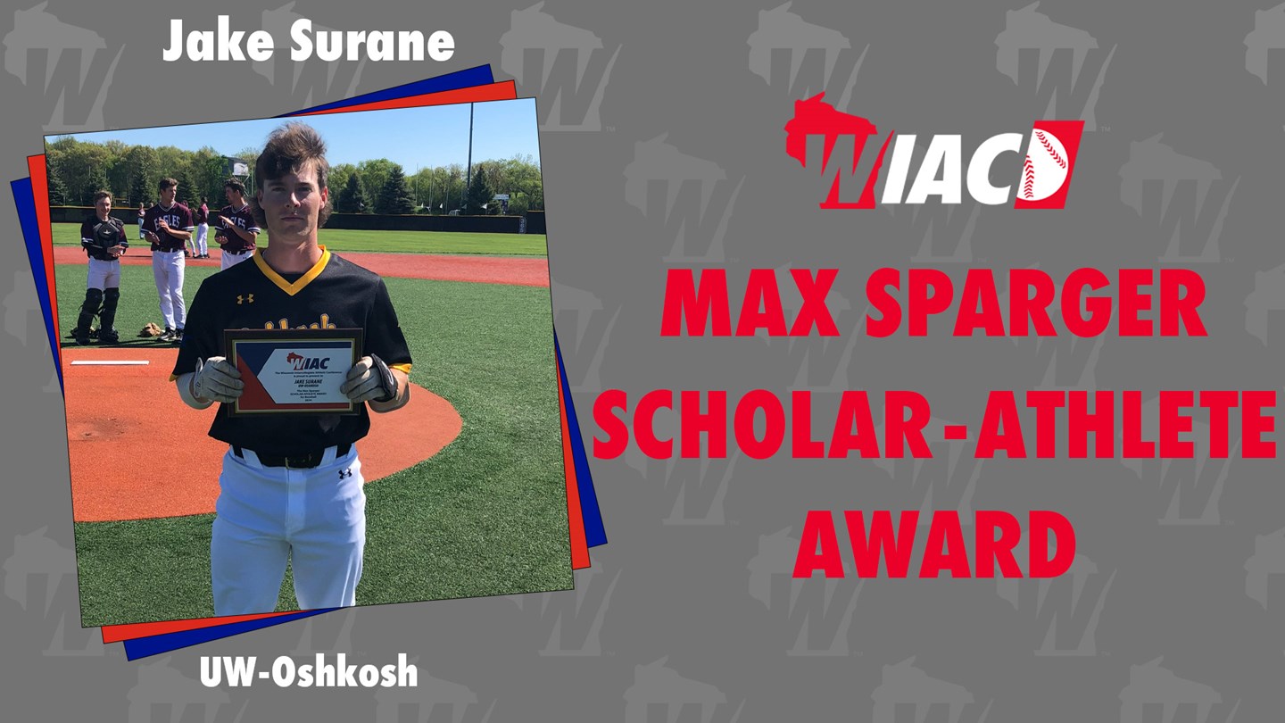 Surane Named Baseball Max Sparger Scholar-Athlete