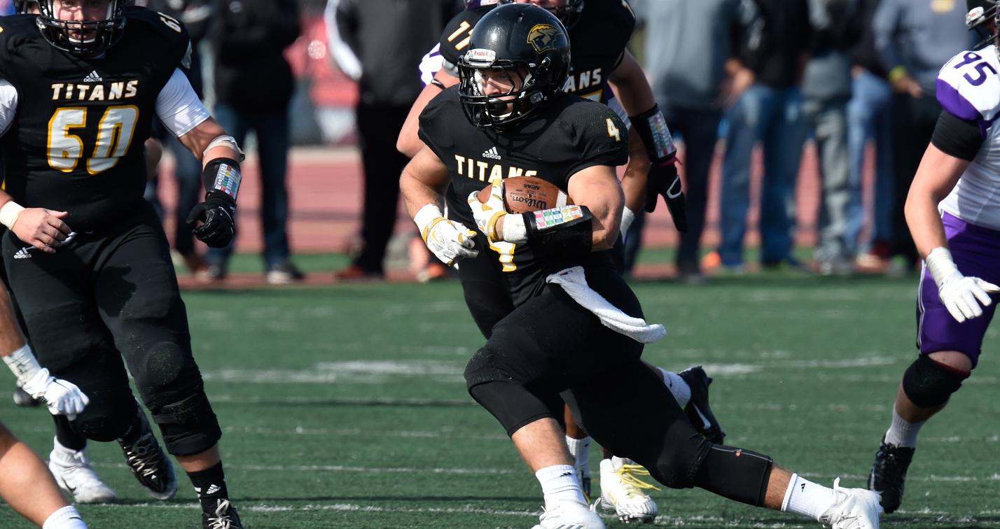 Dylan Hecker rushed for 112 yards while being involved in four UW-Oshkosh touchdowns against the Pioneers.