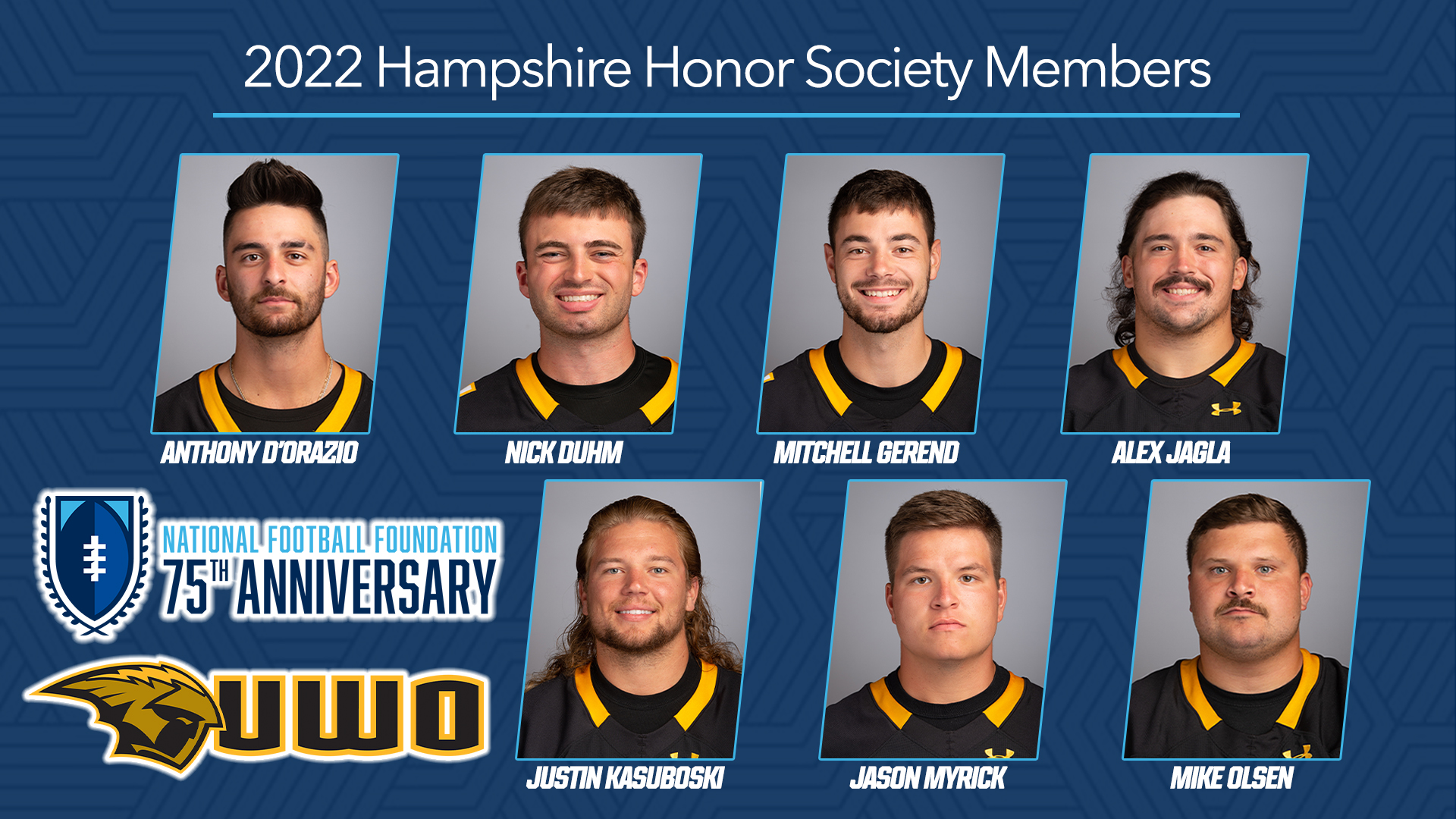 Seven Titans Selected To National Football Foundation's Honor Society