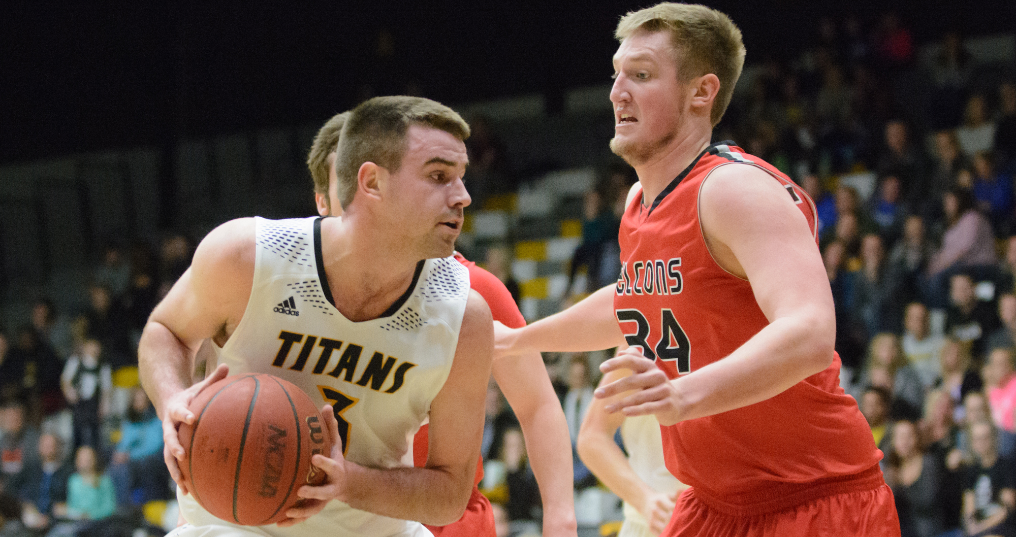 Alex Olson scored 17 points and grabbed eight rebounds during his 103rd game in a UW-Oshkosh uniform.