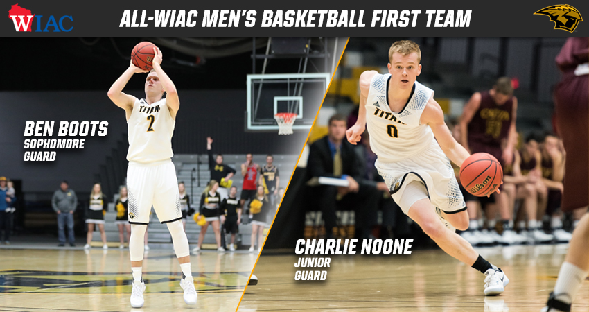 Boots, Noone Named To All-WIAC Basketball First Team
