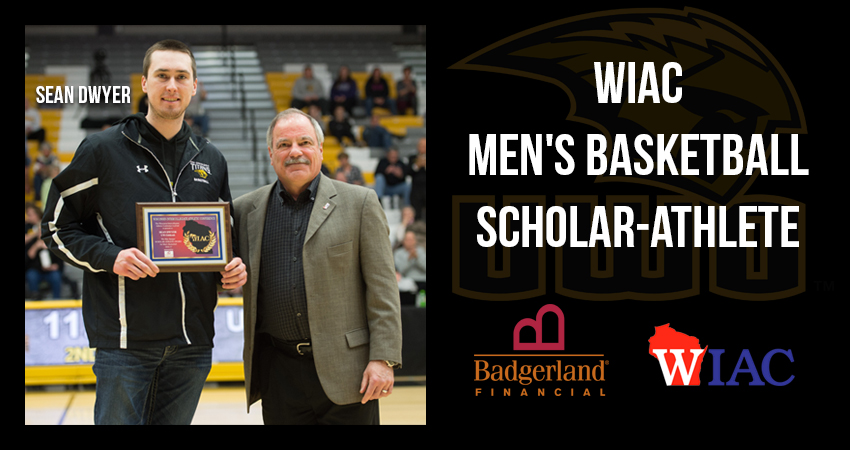 Dwyer Receives WIAC Basketball Scholar-Athlete Award