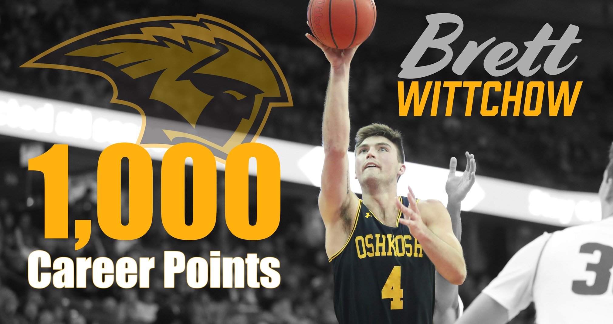 Brett Wittchow scored his 1,000 career point during his 103rd game as a Titan.