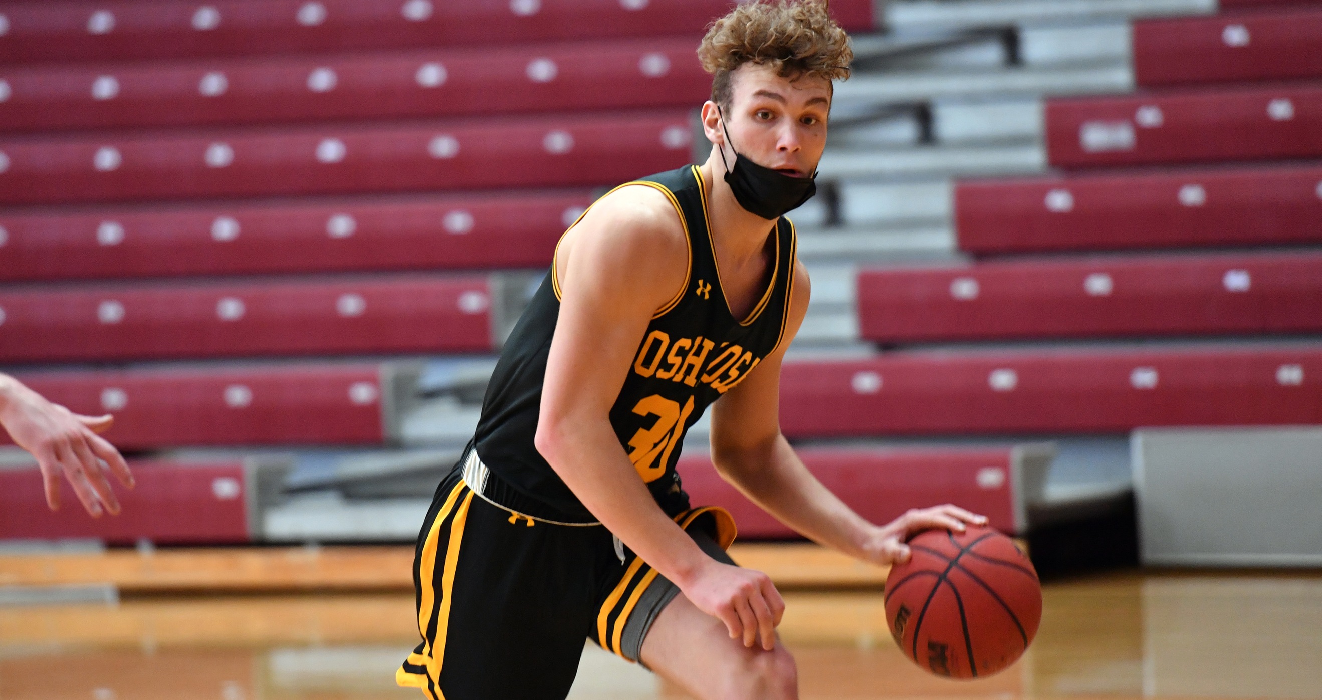 Levi Borchert's fourth double-double of the season featured 16 points and 10 rebounds against the Eagles.