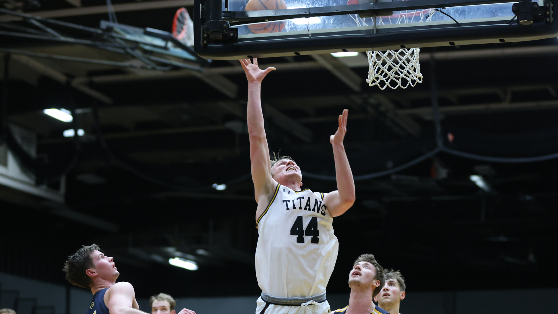 Tristan Johanknecht led the Titans with 18 points along with eight rebounds against the Blue Devils on Saturday