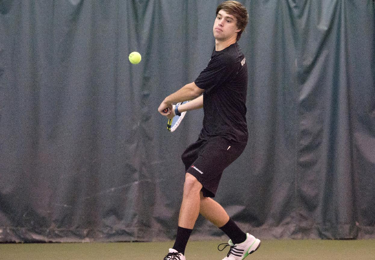 The Titans' Adam Martin won matches at No. 3 singles and No. 2 doubles.