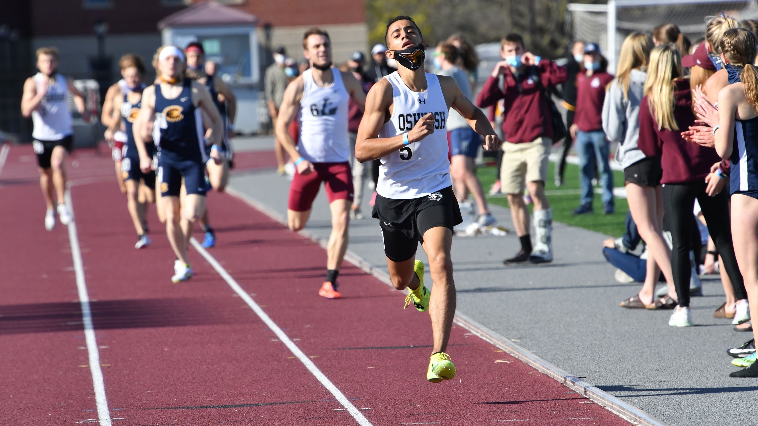 Steven Potter won the 800- and 1,500-meter runs at this year's WIAC Championship.