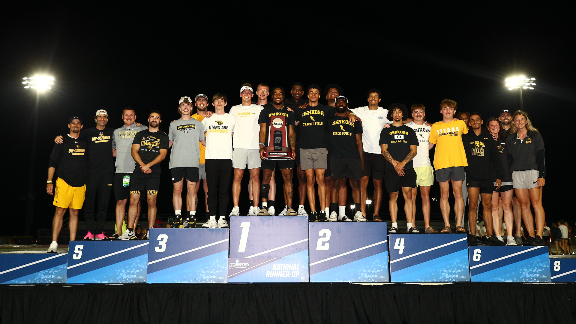 The Titans claimed seven All-Americas honors including an individual national champion to claim national runners up. Photo Credit: D3photography.com