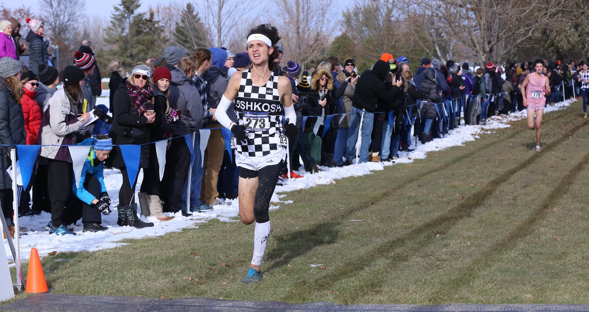 Cody Chadwick crossed the finish line in 11th place at the Midwest Regional.