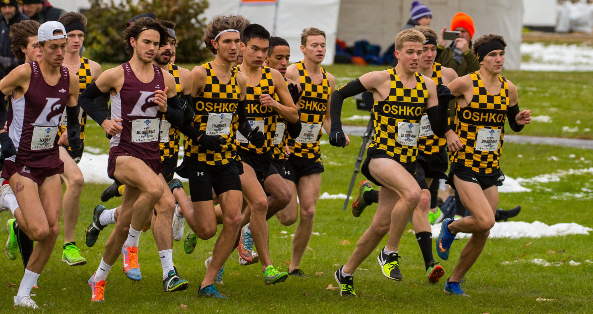 UW-Oshkosh had eight runners finish in the top 48 listings at this year's WIAC Championship.