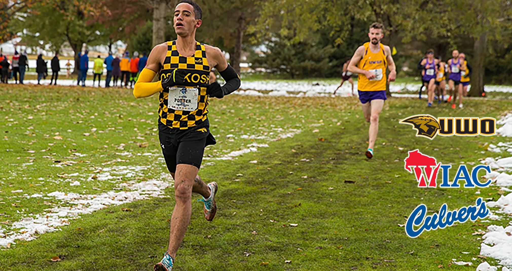 Steven Potter finished 13th for the Titans at the 2019 WIAC Cross Country Championship.