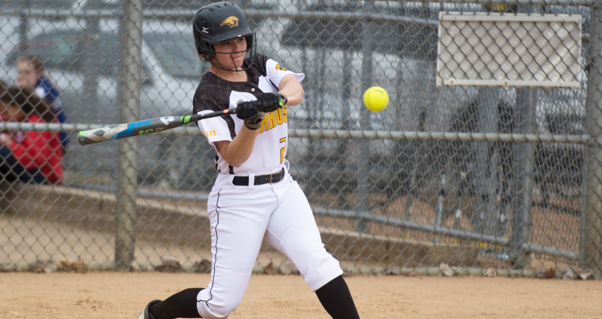 Amanda McIlhany scored the winning run in the bottom of the 11th inning of the second game against ninth-ranked UW-Eau Claire.