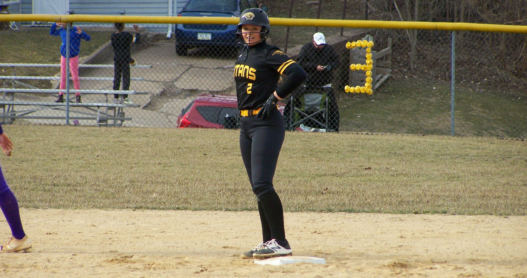 Abby Menting went 4-for-5 with a double during the Titans' win over Loras College in the nightcap.