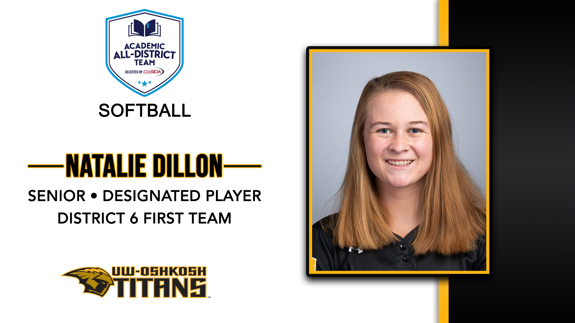 Dillon Receives Academic All-District Honors