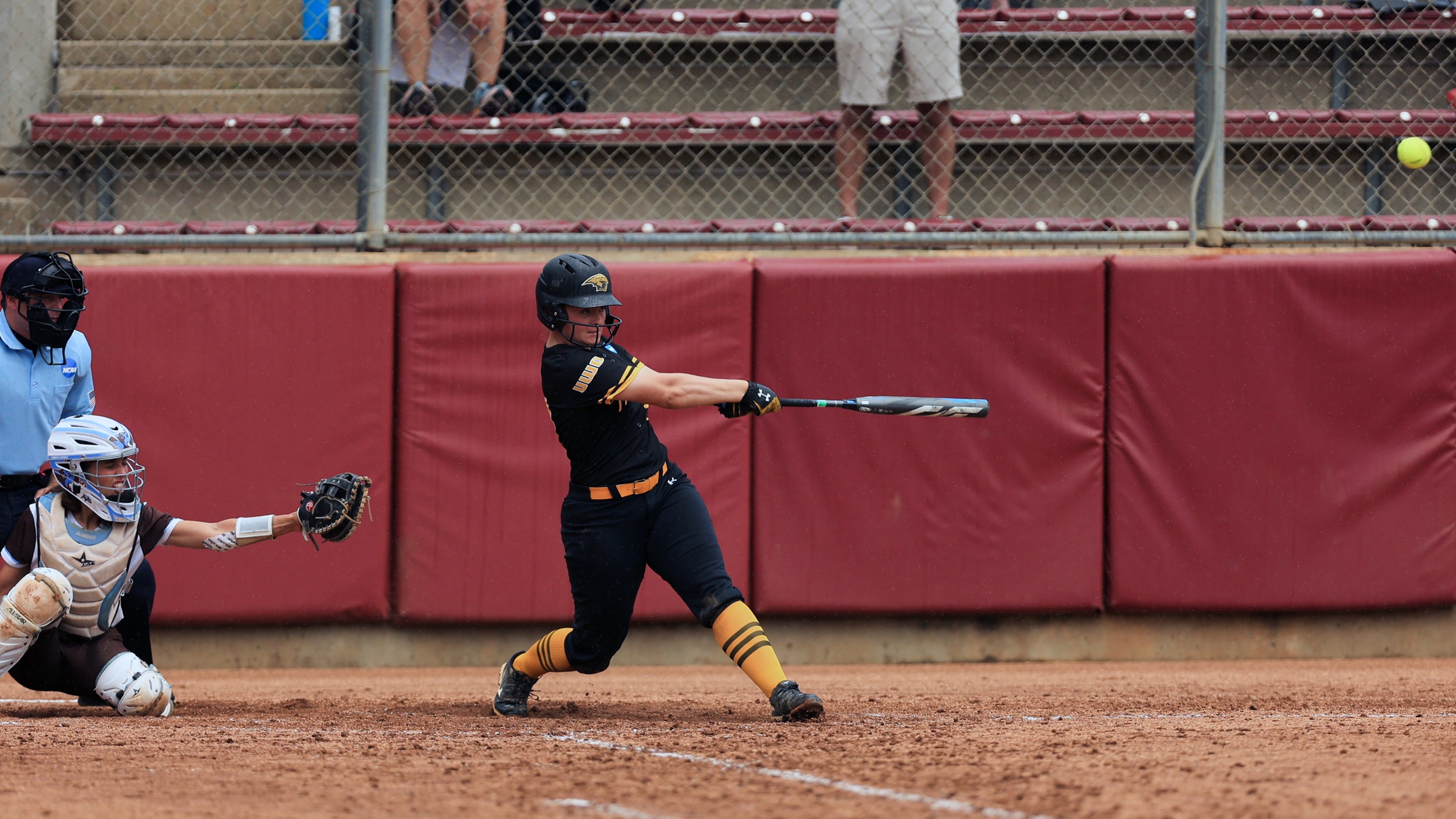 Amanda Mc Ilhany had two of the Titans' nine hits against the Jumbos, including a first-inning run-scoring single.