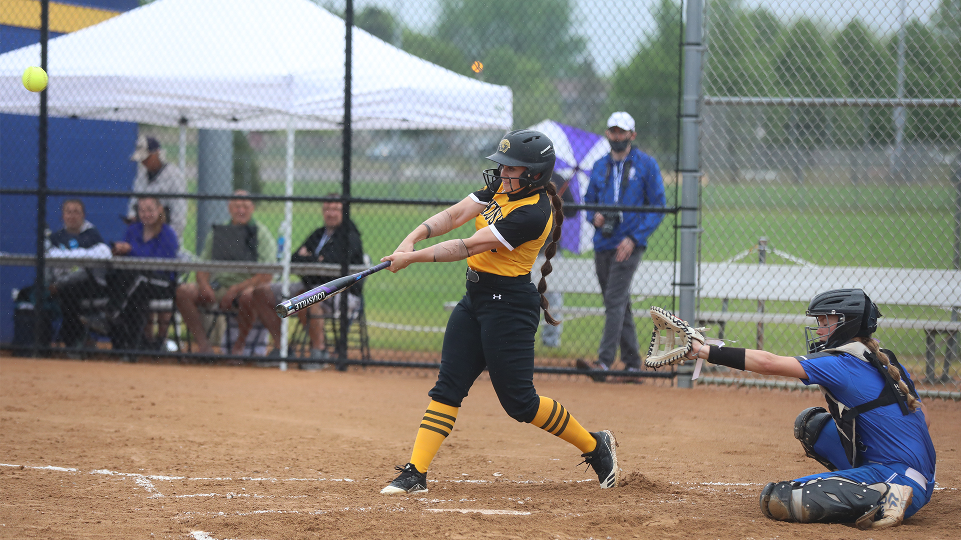 Acacia Tupa's third home run of the season gave the Titans the lead for good at 2-1 in the third inning.