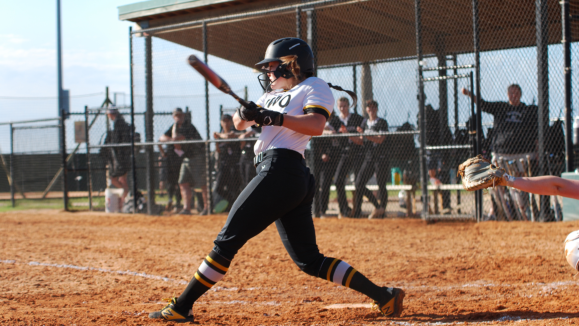 Grace Stevens had two hits and a career-best four RBIs during the Titans' win over the Polar Bears.