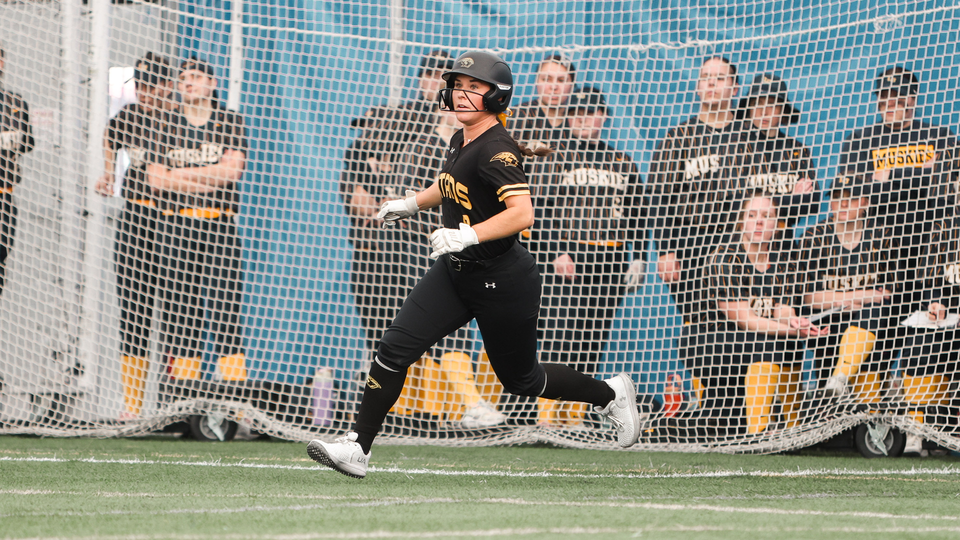 Morgan Rau scored four runs and recorded three RBIs with two doubles in the Titans' wins on Tuesday. Photo Credit: Morgan Feltz, UW-Oshkosh Sports Information