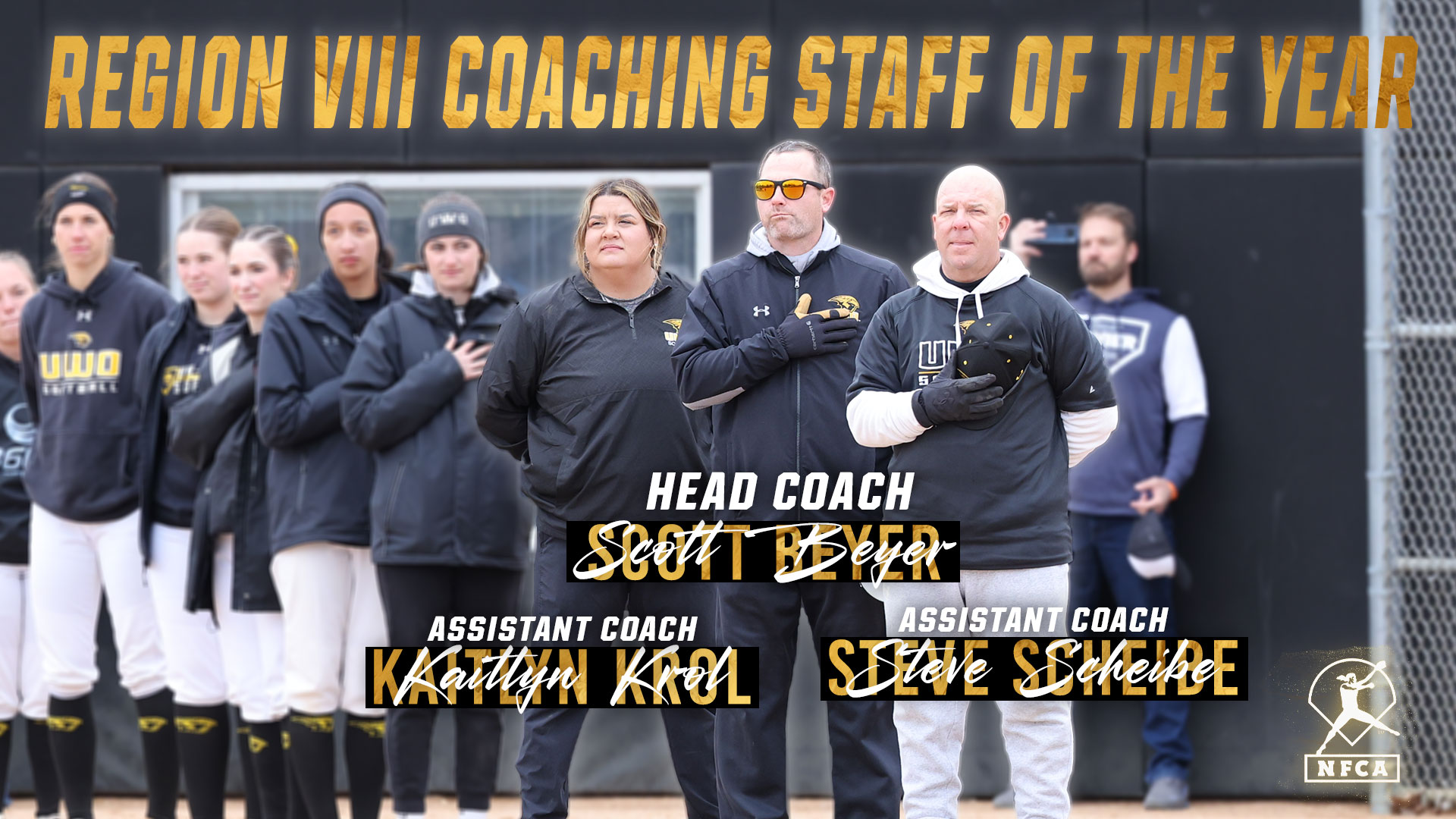 Titan Staff Named ATEC/NFCA Region VIII Coaching Staff of the Year