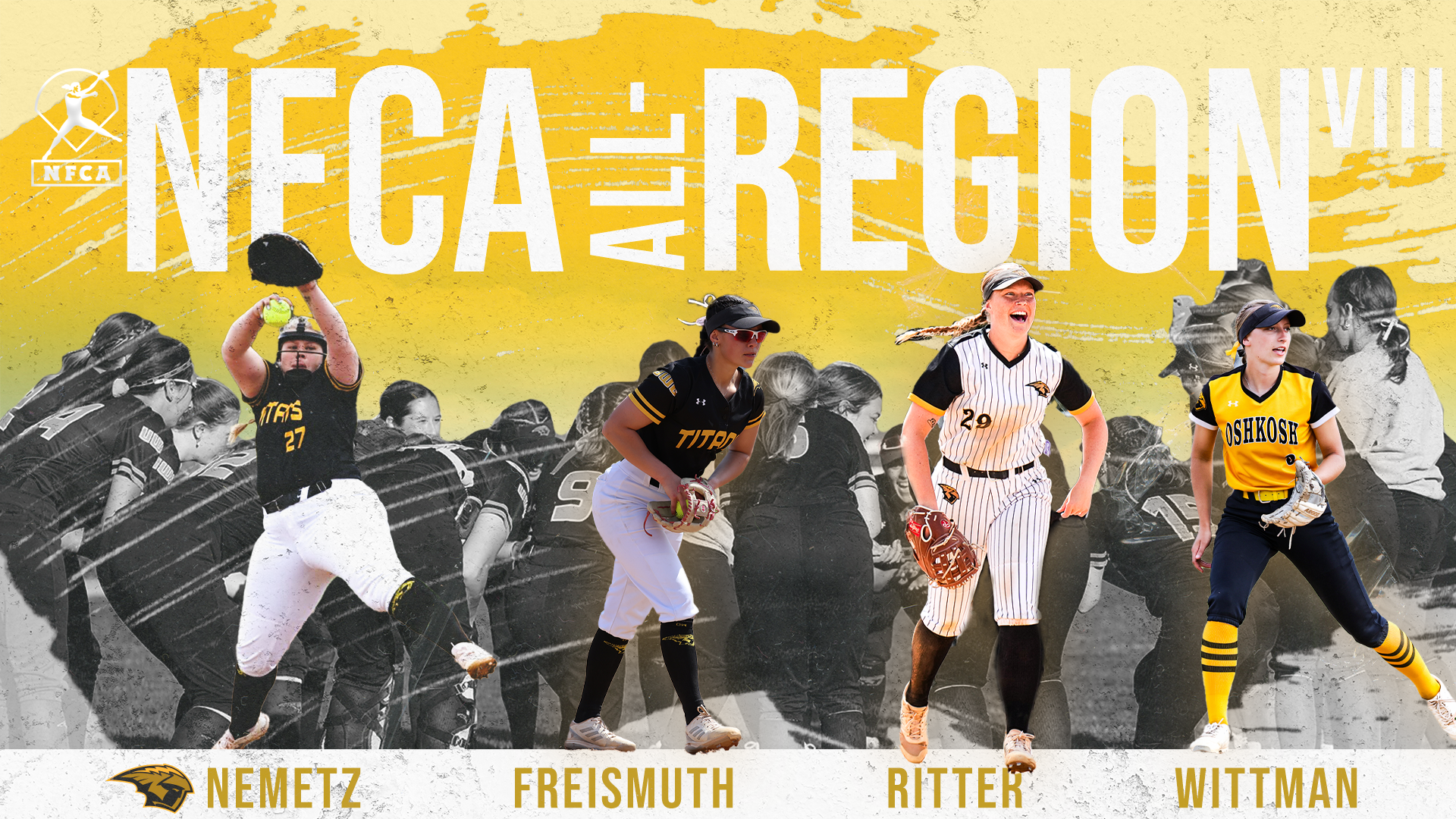 Nemetz Headlines Titans’ NFCA All-Region Recognition