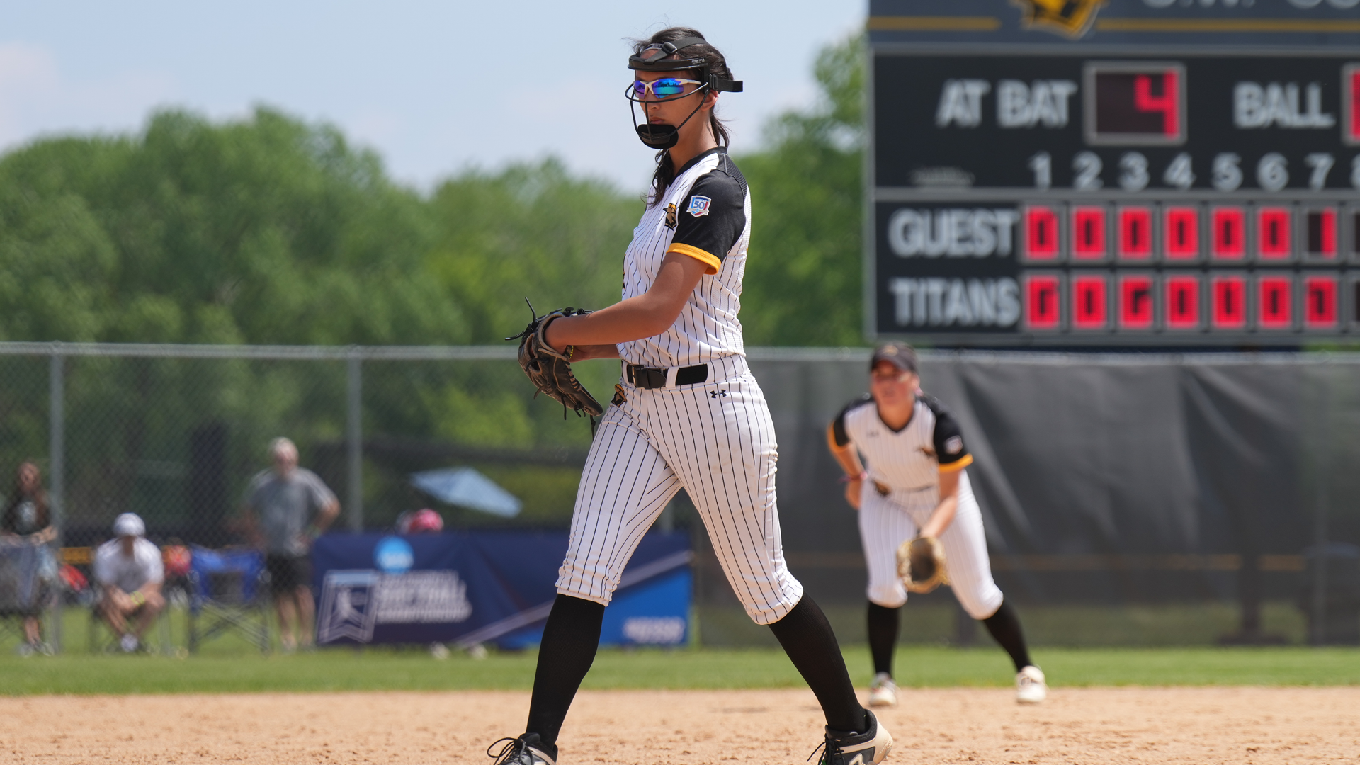 Brianna Bougie picked up the win in the Titans' 1-0 victory over Illinois Wesleyan on Friday. Photo Credit: Terri Cole, UW-Oshkosh Sports Information