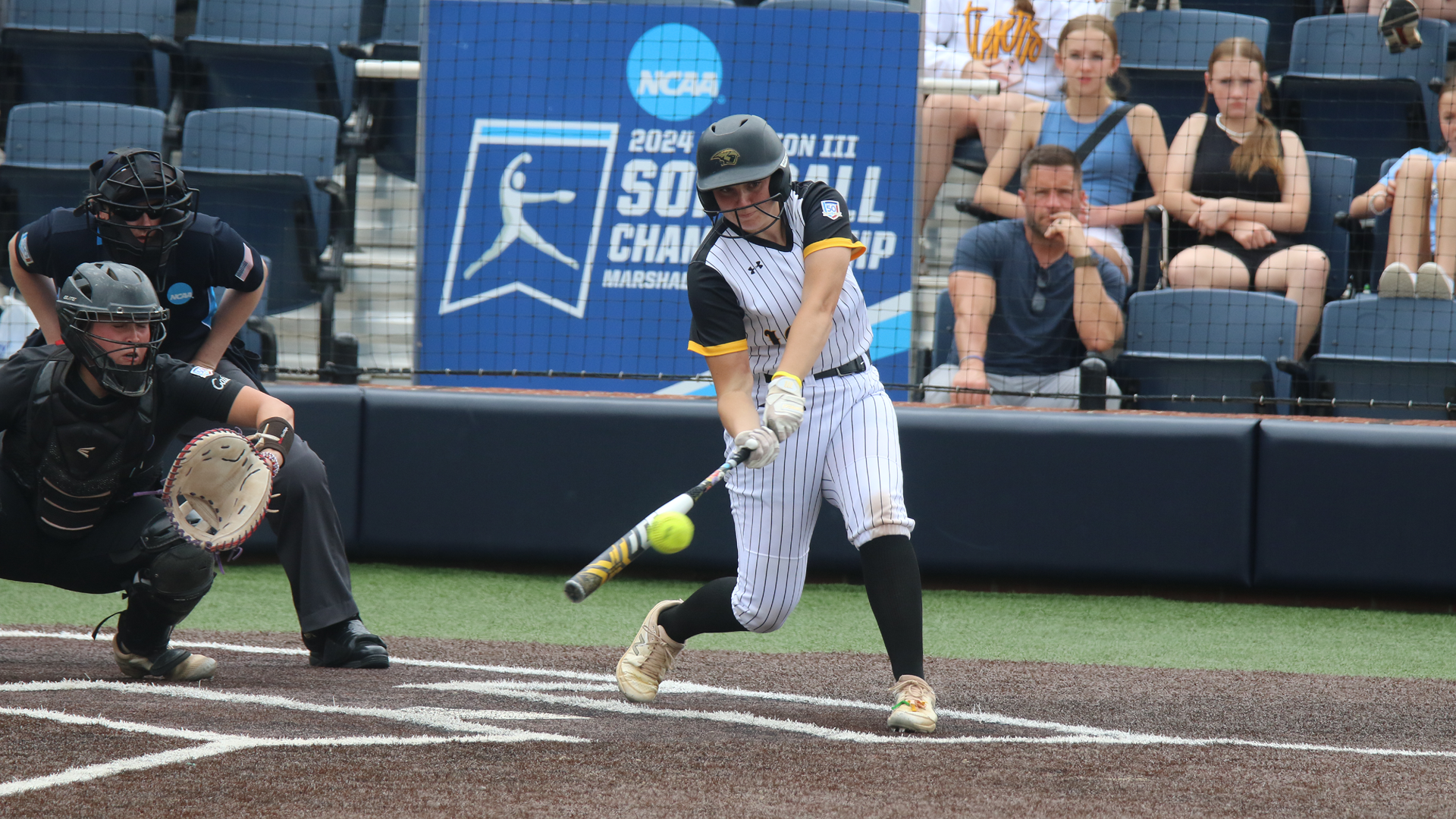 Sophie Wery drove in two runs with a double in the third inning. Photo Credit: Michael Sudhalter