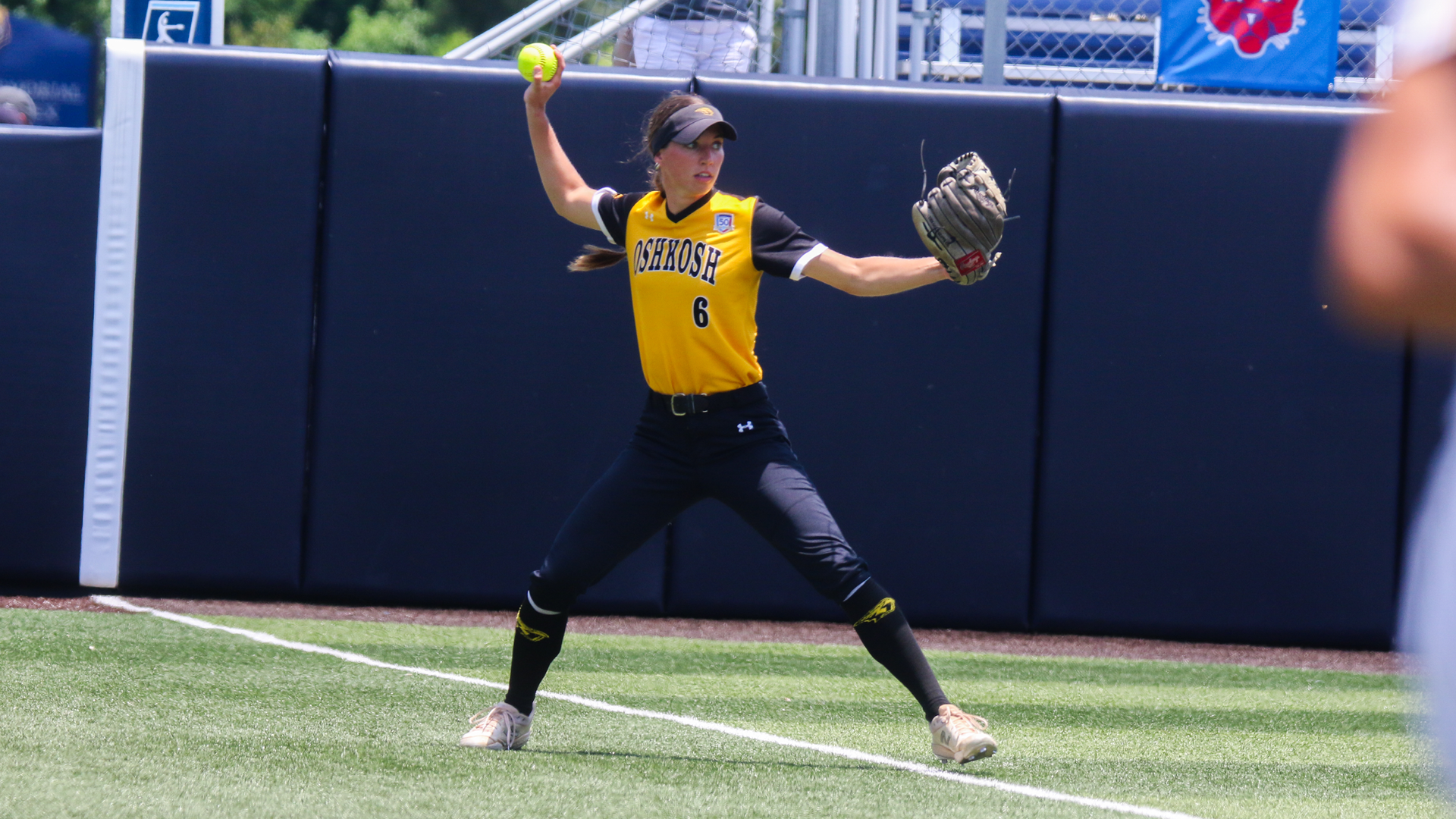 Brianna Davis robbed a home run and hit one of her own in the span of an inning against the Profs on Saturday. Photo Credit: Michael Sudhalter